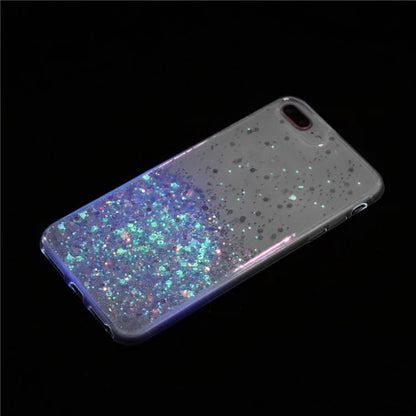 For iPhone 6 Plus/7 Plus/8 Plus 5.5 inch Case Luminous Sequins Anti-fall TPU Phone Cover