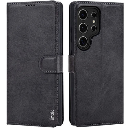 IMAK For Samsung Galaxy S24 Ultra Case Wallet PU Leather Protective Phone Cover