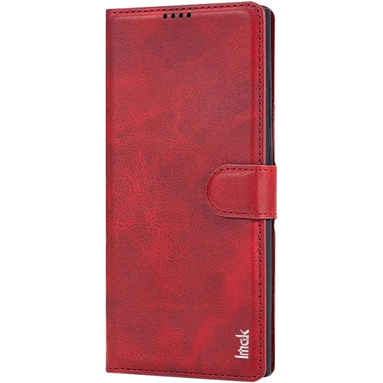 IMAK For Samsung Galaxy S24 Ultra Case Wallet PU Leather Protective Phone Cover