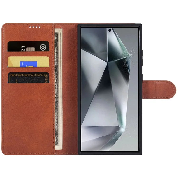 IMAK For Samsung Galaxy S24 Ultra Case Wallet PU Leather Protective Phone Cover