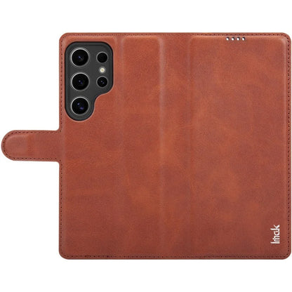IMAK For Samsung Galaxy S24 Ultra Case Wallet PU Leather Protective Phone Cover