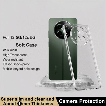 IMAK UX-5 Series For Realme 12 5G / 12x 5G / 12x (China) 5G / C65 5G Case Shockproof Slim TPU Phone Cover