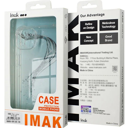 IMAK For Xiaomi Redmi Turbo 3 5G / Poco F6 5G Clear TPU Case Anti-Drop Airbag Protection Phone Shell