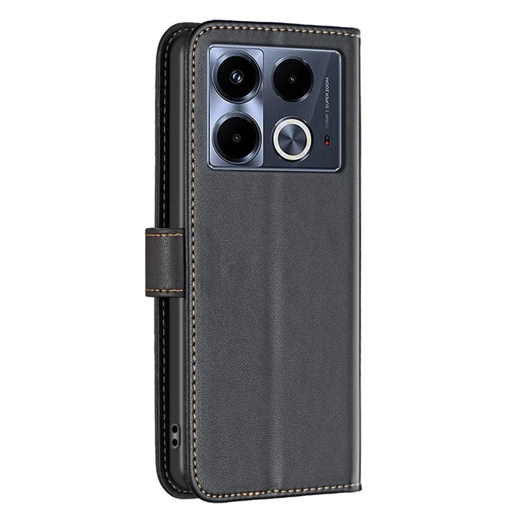 BINFEN COLOR BF17 For Infinix Note 40 Case Shockproof Leather Phone Wallet Cover