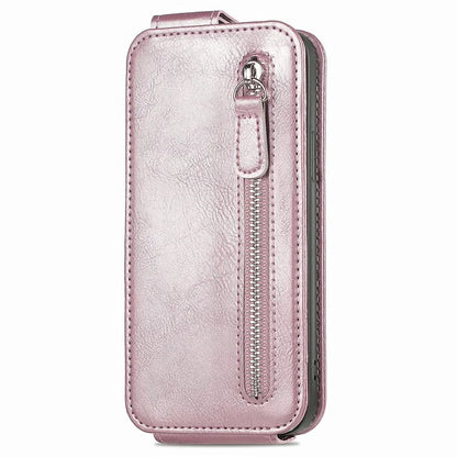 For Samsung Galaxy A15 4G Case Zipper Pocket PU Leather Vertical Flip Wallet Phone Cover