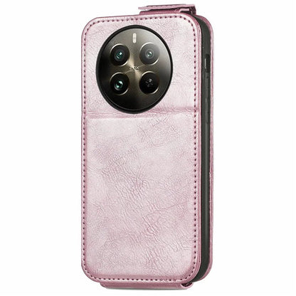 For Realme 12 Pro 5G / 12 Pro+ 5G Leather Case Vertical Flip Zipper Wallet Phone Cover