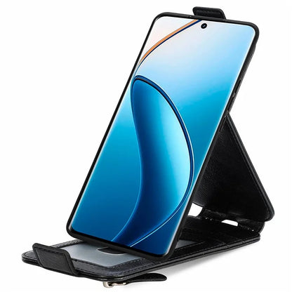 For Realme 12 Pro 5G / 12 Pro+ 5G Leather Case Vertical Flip Zipper Wallet Phone Cover