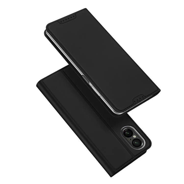 DUX DUCIS Skin Pro Series For Sony Xperia 10 VI PU Leather Case with Support Stand and Card Slot