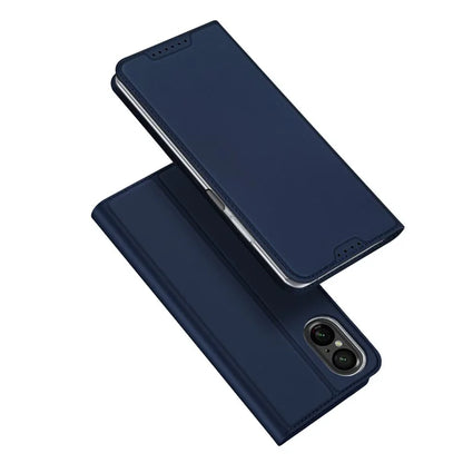 DUX DUCIS Skin Pro Series For Sony Xperia 10 VI PU Leather Case with Support Stand and Card Slot