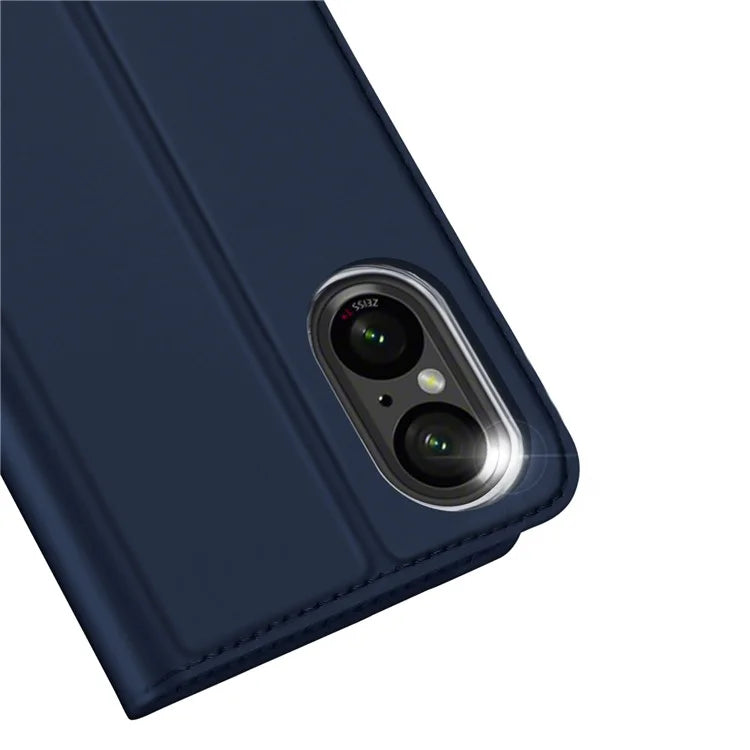 DUX DUCIS Skin Pro Series For Sony Xperia 10 VI PU Leather Case with Support Stand and Card Slot