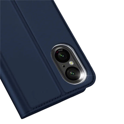 DUX DUCIS Skin Pro Series For Sony Xperia 10 VI PU Leather Case with Support Stand and Card Slot