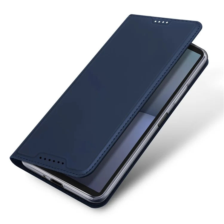 DUX DUCIS Skin Pro Series For Sony Xperia 10 VI PU Leather Case with Support Stand and Card Slot
