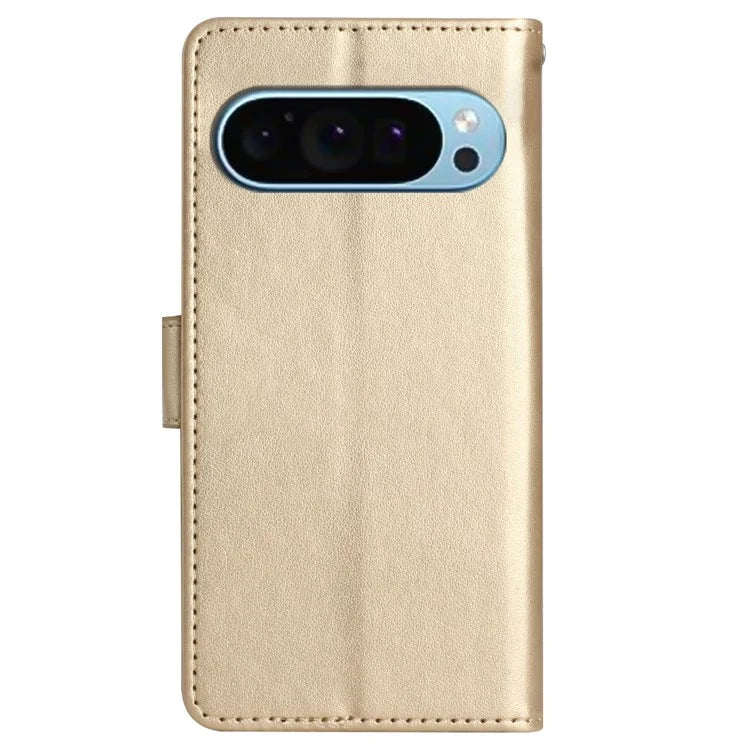 For Google Pixel 9 / Pixel 9 Pro Case Butterfly Pattern PU Leather Wallet Phone Cover