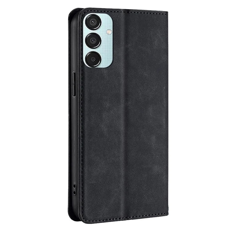 For Samsung Galaxy M15 5G Case Anti-drop Stand Card Holder PU Leather Phone Cover