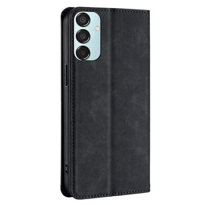 For Samsung Galaxy M15 5G Case Anti-drop Stand Card Holder PU Leather Phone Cover
