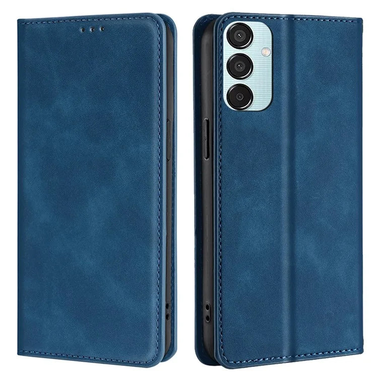 For Samsung Galaxy M15 5G Case Anti-drop Stand Card Holder PU Leather Phone Cover