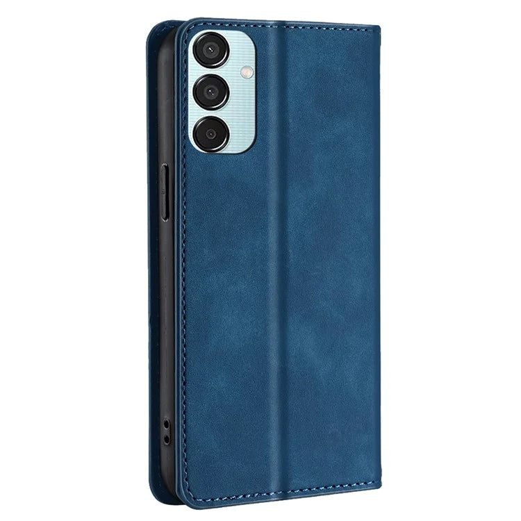 For Samsung Galaxy M15 5G Case Anti-drop Stand Card Holder PU Leather Phone Cover