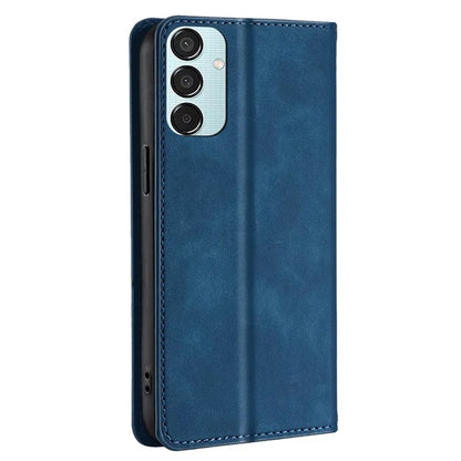 For Samsung Galaxy M15 5G Case Anti-drop Stand Card Holder PU Leather Phone Cover