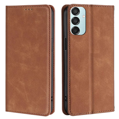 For Samsung Galaxy M15 5G Case Anti-drop Stand Card Holder PU Leather Phone Cover