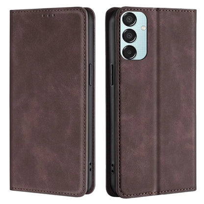 For Samsung Galaxy M15 5G Case Anti-drop Stand Card Holder PU Leather Phone Cover