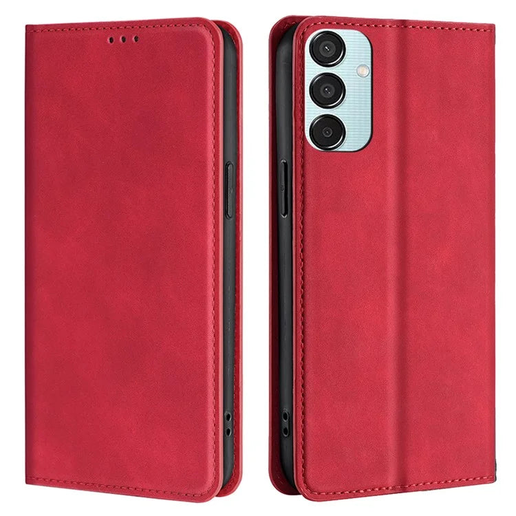 For Samsung Galaxy M15 5G Case Anti-drop Stand Card Holder PU Leather Phone Cover