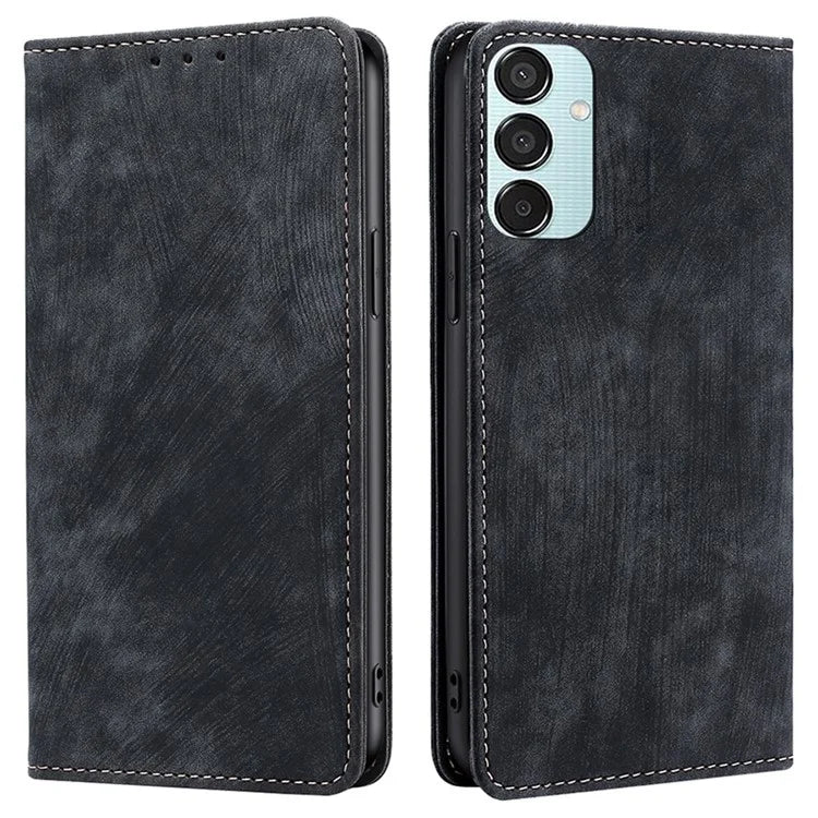 For Samsung Galaxy M15 5G Folio Flip Case RFID Blocking Card Holder Phone Cover