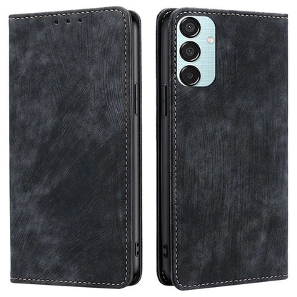 For Samsung Galaxy M15 5G Folio Flip Case RFID Blocking Card Holder Phone Cover