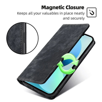 For Samsung Galaxy M15 5G Folio Flip Case RFID Blocking Card Holder Phone Cover