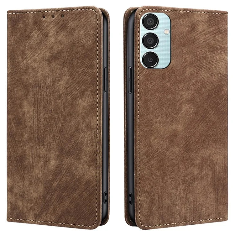 For Samsung Galaxy M15 5G Folio Flip Case RFID Blocking Card Holder Phone Cover