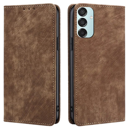 For Samsung Galaxy M15 5G Folio Flip Case RFID Blocking Card Holder Phone Cover