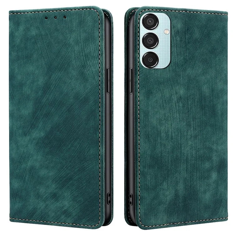 For Samsung Galaxy M15 5G Folio Flip Case RFID Blocking Card Holder Phone Cover