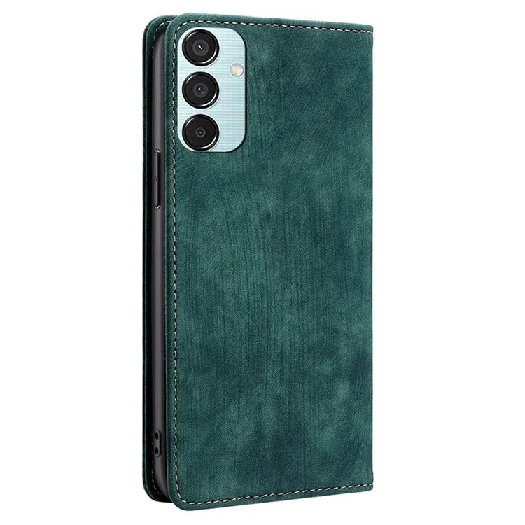 For Samsung Galaxy M15 5G Folio Flip Case RFID Blocking Card Holder Phone Cover
