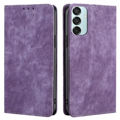 For Samsung Galaxy M15 5G Folio Flip Case RFID Blocking Card Holder Phone Cover