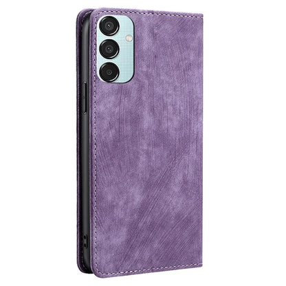 For Samsung Galaxy M15 5G Folio Flip Case RFID Blocking Card Holder Phone Cover