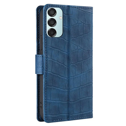 For Samsung Galaxy M15 5G Case Crocodile Texture Leather Wallet Phone Cover