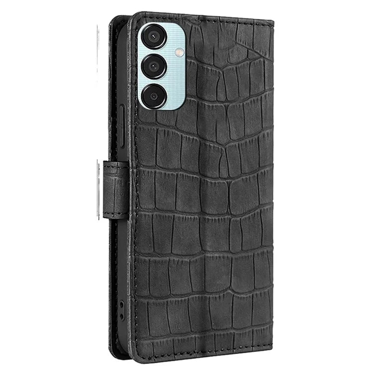For Samsung Galaxy M15 5G Case Crocodile Texture Leather Wallet Phone Cover