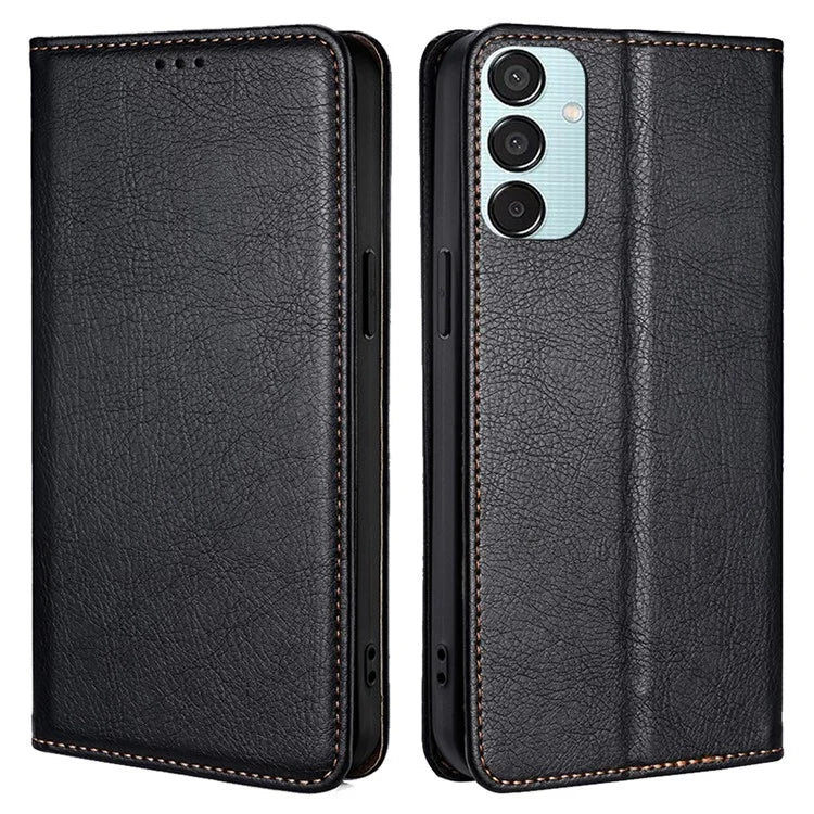 For Samsung Galaxy M15 5G Magnetic Closure Wallet Case Leather Phone Cover