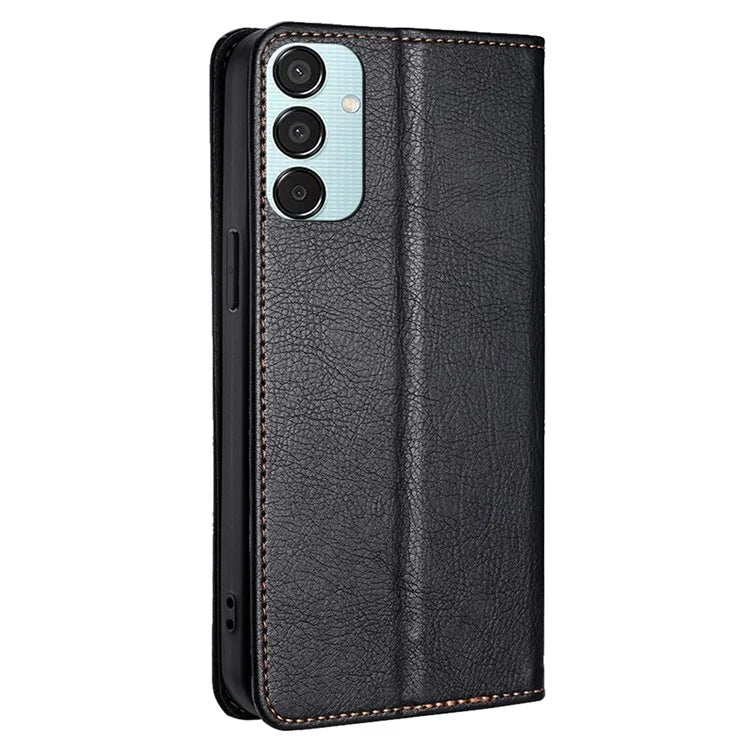 For Samsung Galaxy M15 5G Magnetic Closure Wallet Case Leather Phone Cover