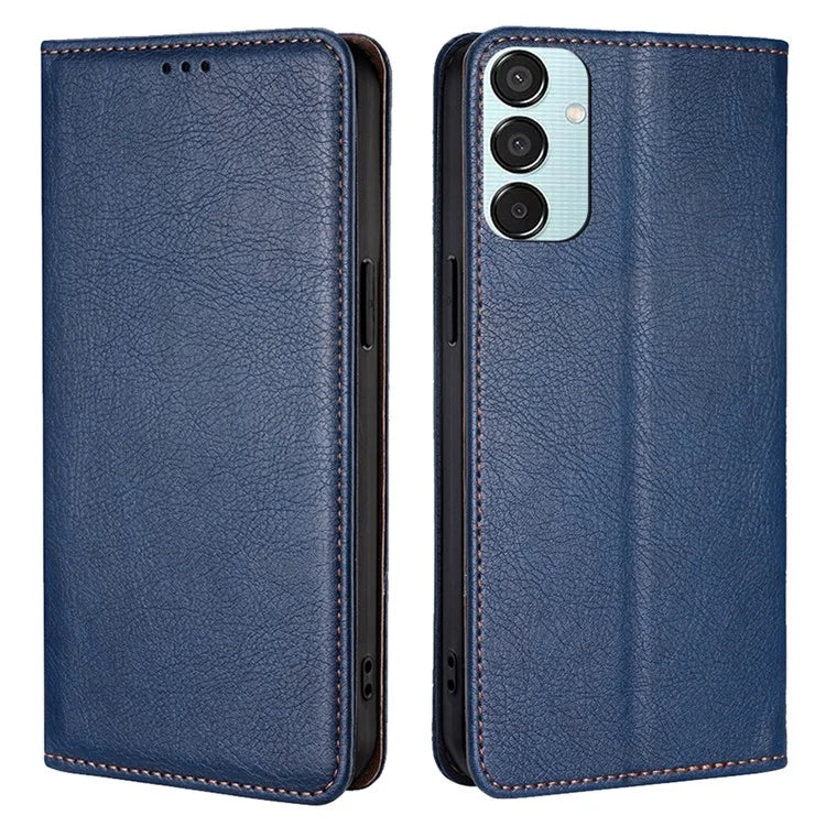 For Samsung Galaxy M15 5G Magnetic Closure Wallet Case Leather Phone Cover