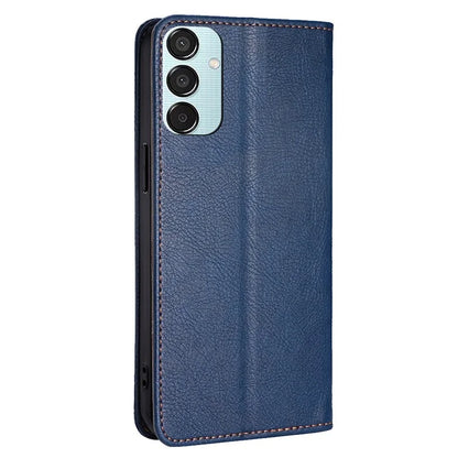 For Samsung Galaxy M15 5G Magnetic Closure Wallet Case Leather Phone Cover