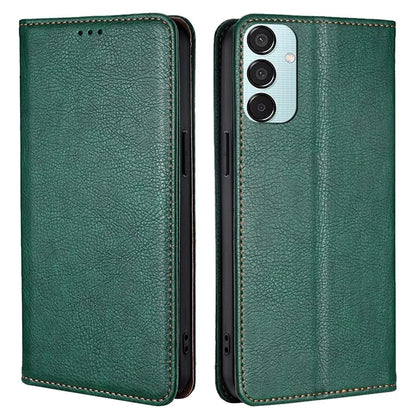 For Samsung Galaxy M15 5G Magnetic Closure Wallet Case Leather Phone Cover
