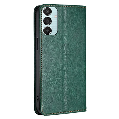 For Samsung Galaxy M15 5G Magnetic Closure Wallet Case Leather Phone Cover