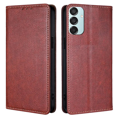 For Samsung Galaxy M15 5G Magnetic Closure Wallet Case Leather Phone Cover