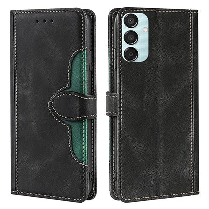 For Samsung Galaxy M15 5G Cover PU Leather Stand Wallet Shockproof Phone Case