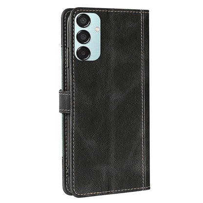 For Samsung Galaxy M15 5G Cover PU Leather Stand Wallet Shockproof Phone Case