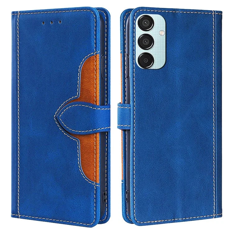 For Samsung Galaxy M15 5G Cover PU Leather Stand Wallet Shockproof Phone Case