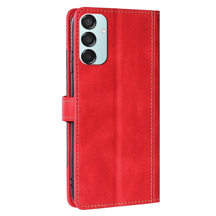 For Samsung Galaxy M15 5G Cover PU Leather Stand Wallet Shockproof Phone Case
