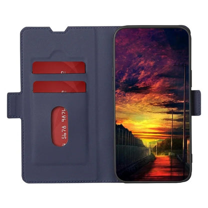 For Samsung Galaxy M15 5G Case PU Leather Phone Shell Twill Texture Card Slots Cover