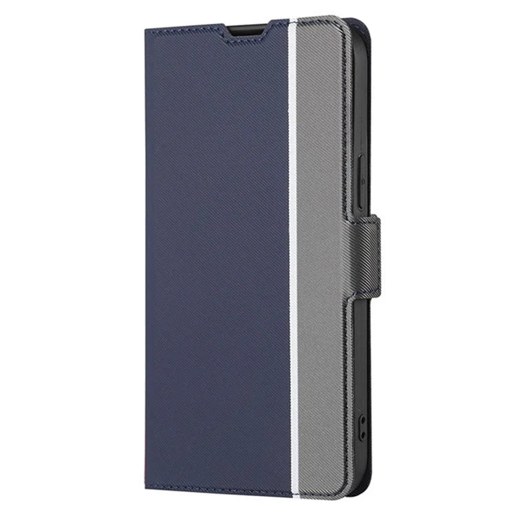 For Samsung Galaxy M15 5G Case PU Leather Phone Shell Twill Texture Card Slots Cover
