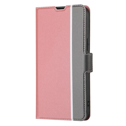 For Samsung Galaxy M15 5G Case PU Leather Phone Shell Twill Texture Card Slots Cover
